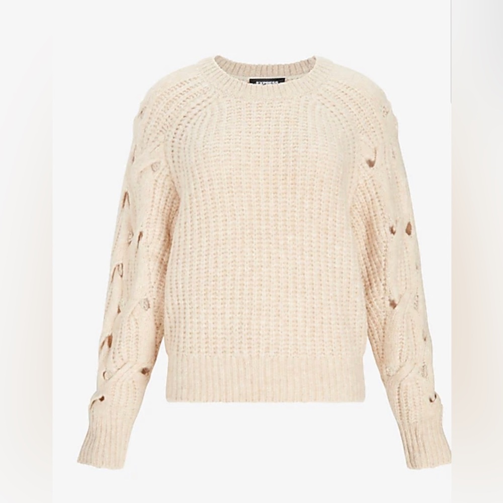 Express - Cream knitted sweater